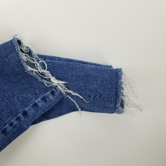 Abercrombie & Fitch Ultra High Rise Super Skinny Ankle Raw Hem Jeans Size 14/32 - Picture 8 of 10